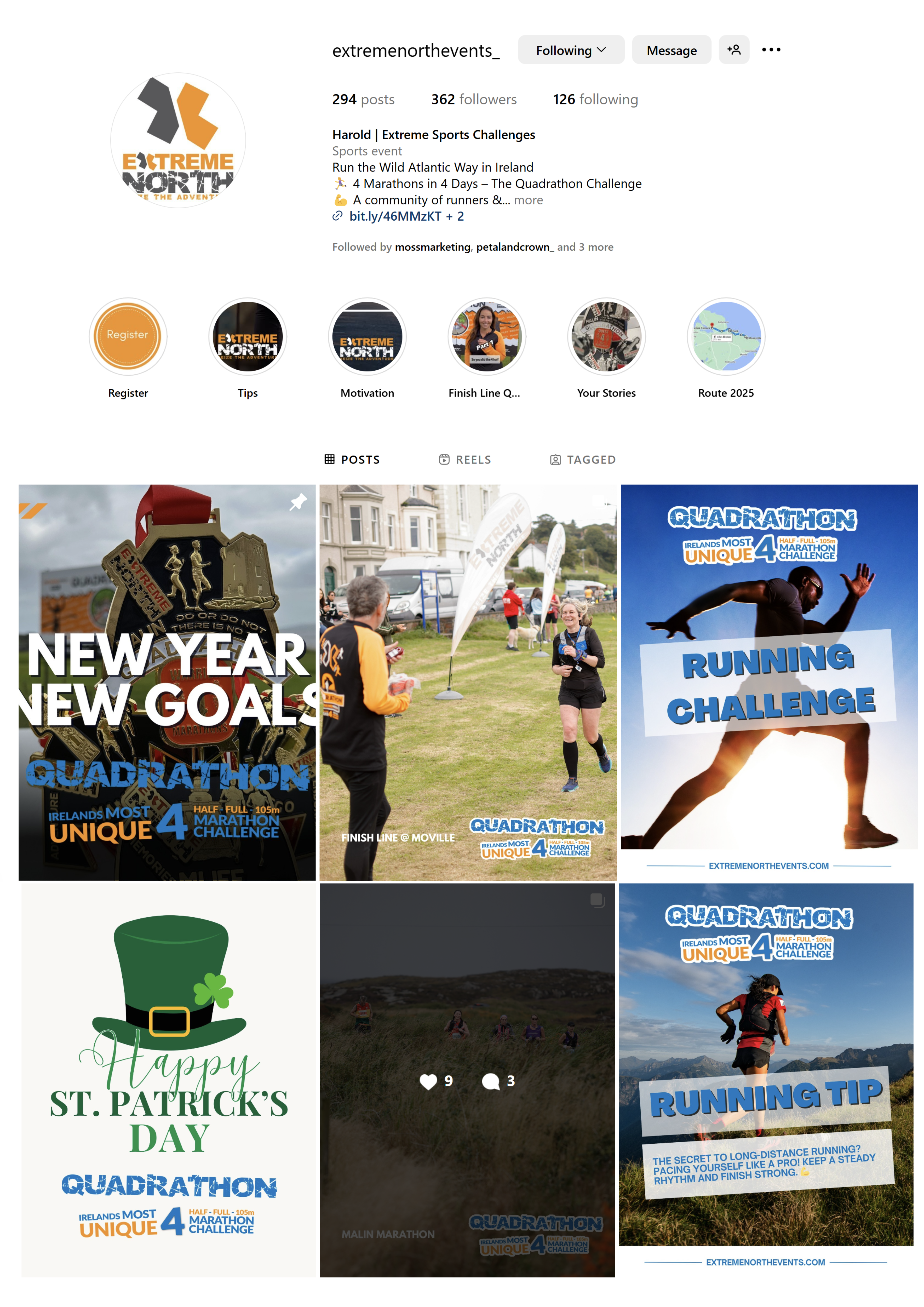 Extreme North Events Quadrathon Social Media Marketing (1)